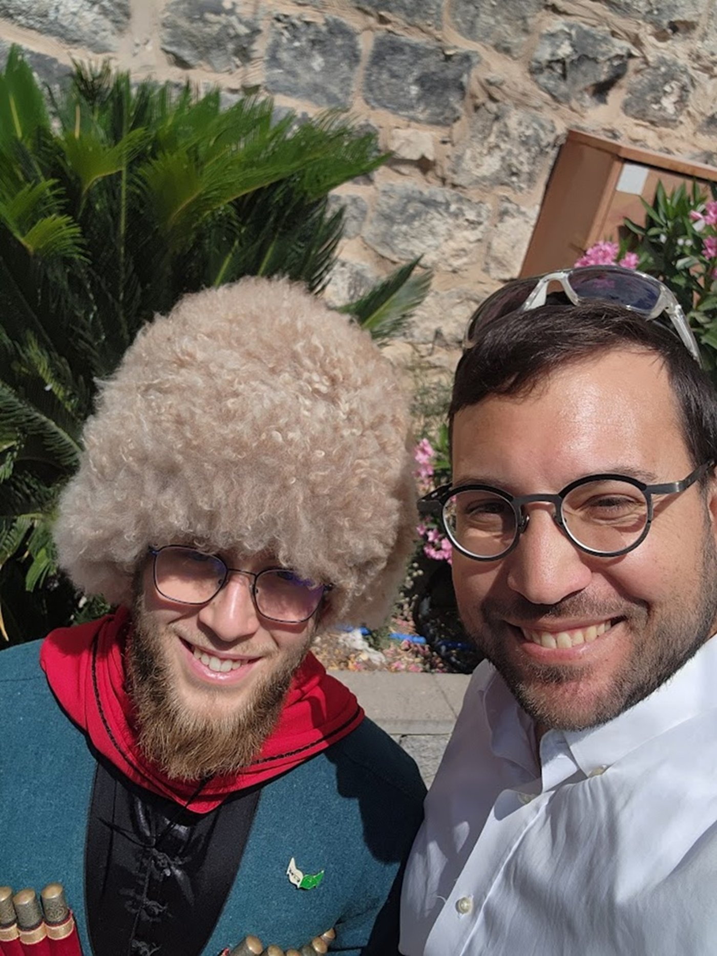שחזור של לוחם צ'רקסי בכפר כמה בגליל התחתון