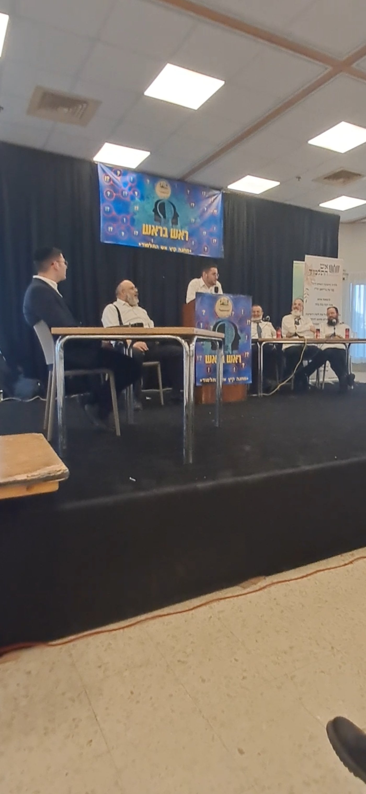 הקעמפ של ישיבת 'אש התלמוד' בכפר הנופש אלמוג למרגלות צפון ים המלח