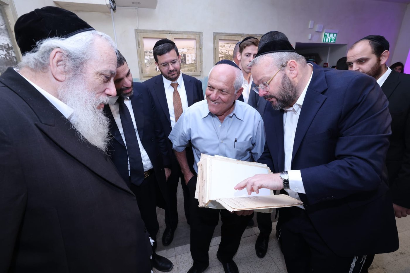 חניכת מרכז המבקרים "חזון לדורות" בבית החזון איש בבני ברק