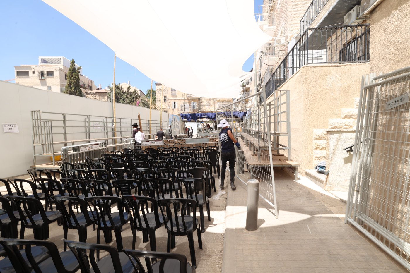 הנחת אבן הפינה בסאטמר ירושלים