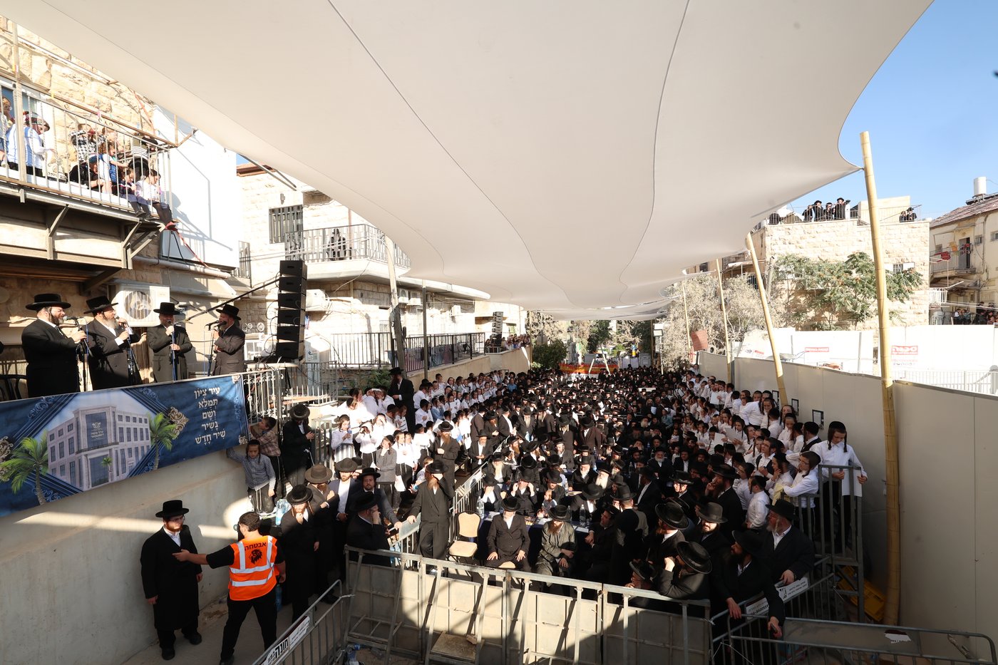 הנחת אבן הפינה בסאטמר ירושלים