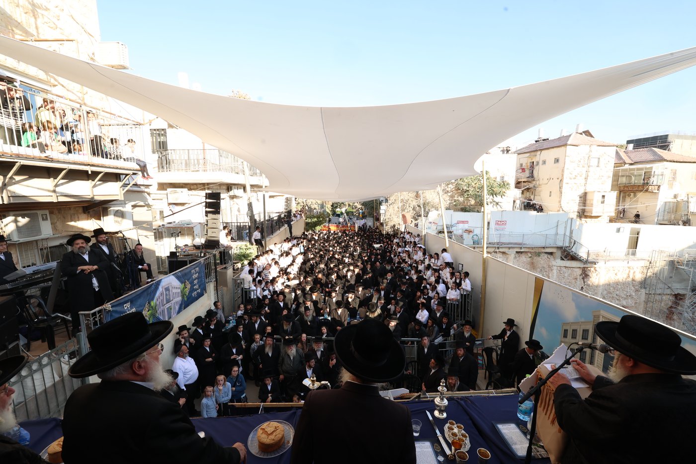 הנחת אבן הפינה בסאטמר ירושלים