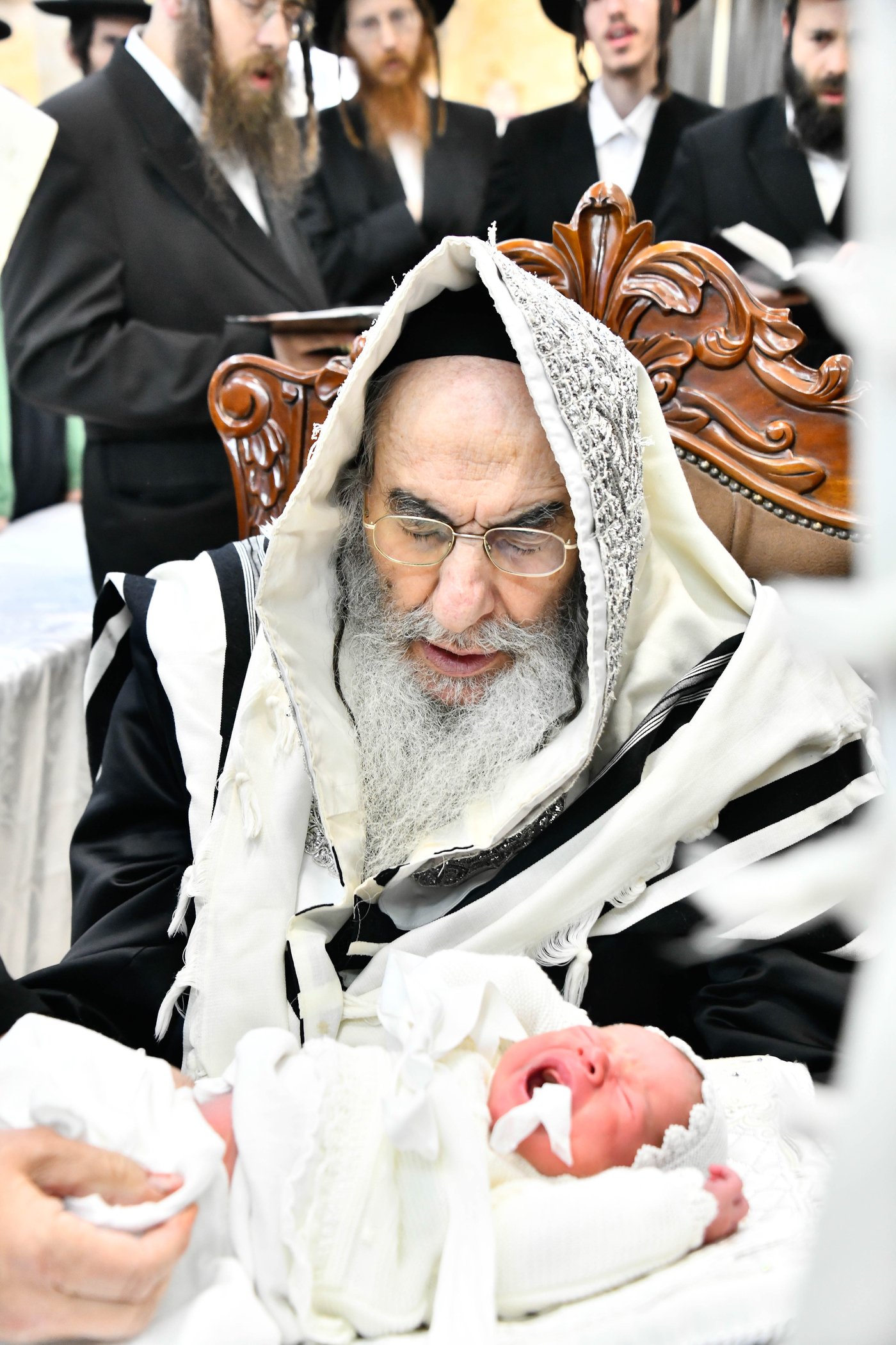 שמחת הברית לנין האדמו"ר מאלכסנדר וטשאקווא