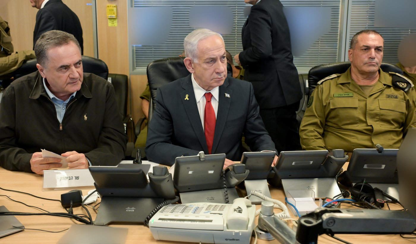 ראש הממשלה מסר הצהרה בבור הקריה בזמן התקיפות בתימן - כך זה נראה