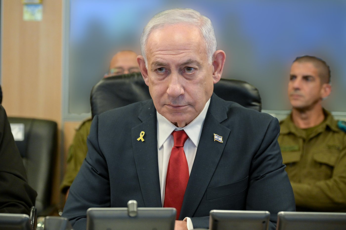 ראש הממשלה מסר הצהרה בבור הקריה בזמן התקיפות בתימן - כך זה נראה
