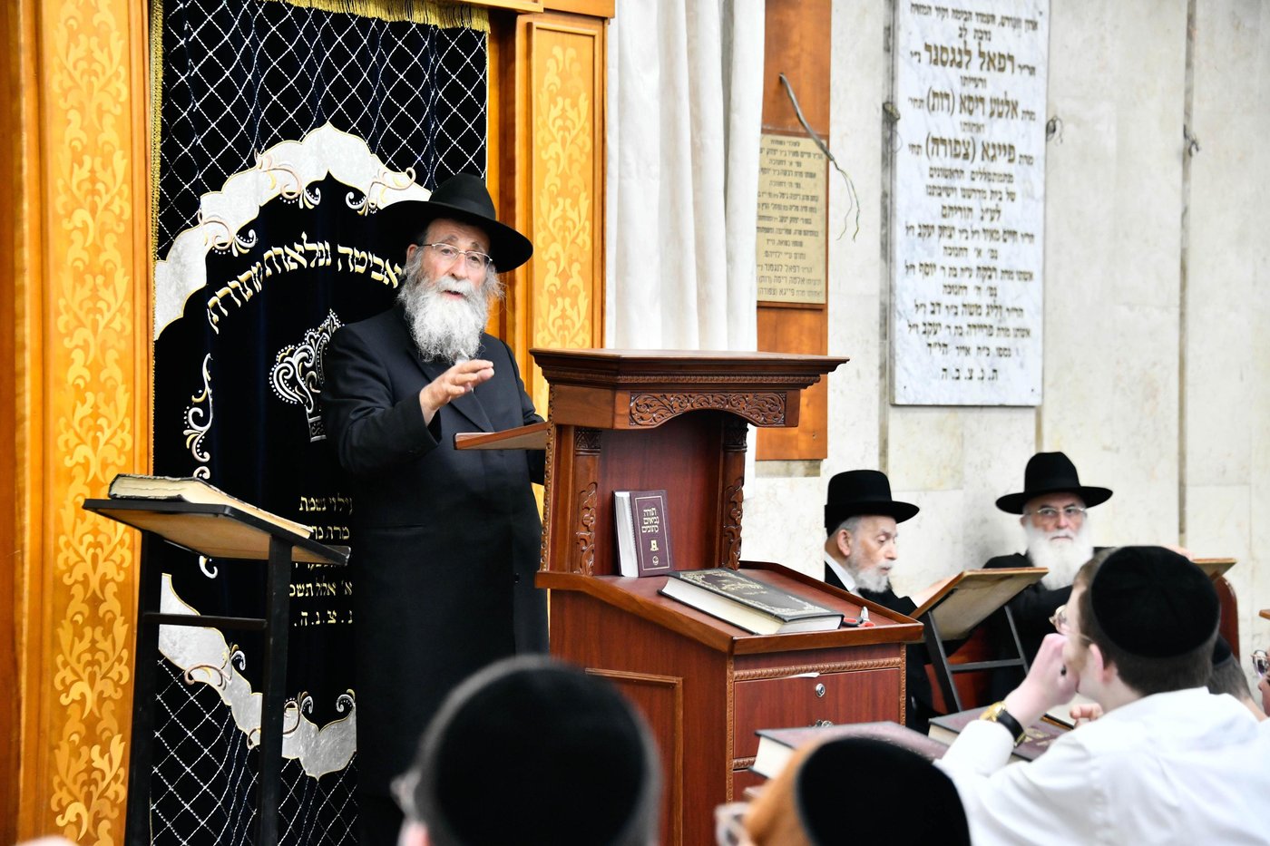 פתיחת הזמן בישיבת 'בית דוד'