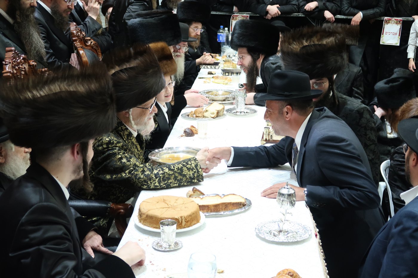שמחת בר המצווה לנכדי האדמו"רים מסערט ויז'ניץ ומודז'יץ