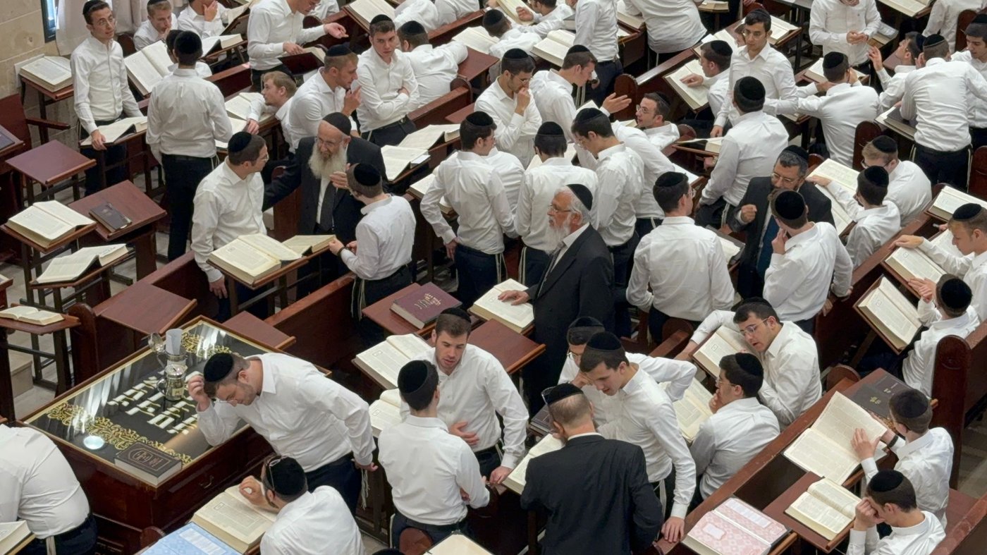 פתיחת הזמן בישיבת 'נחלת הלויים' 