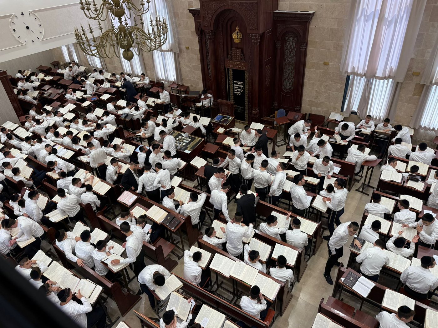פתיחת הזמן בישיבת 'נחלת הלויים' 