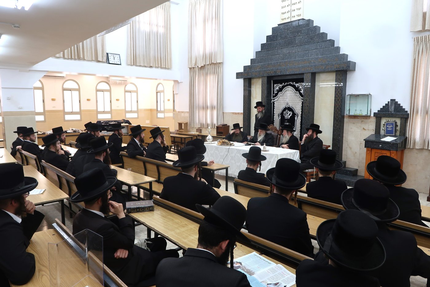 פתיחת הזמן בישיבת ובכולל טשארנאביל באשדוד