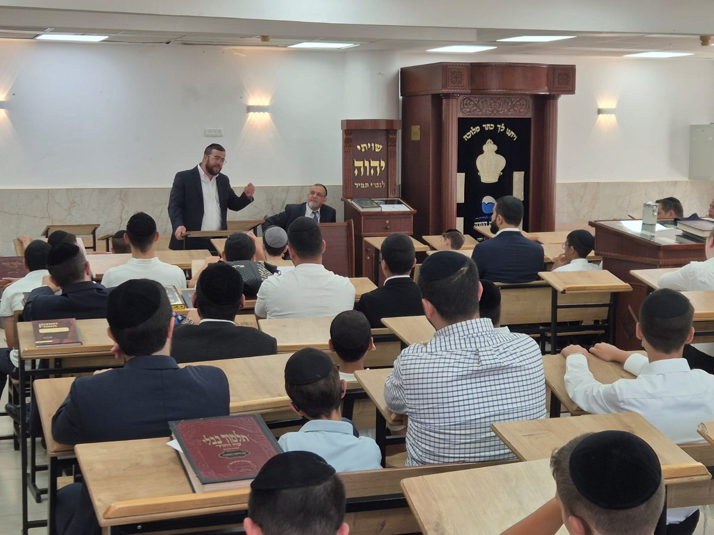 התלמידים בישיבת נשמת התורה