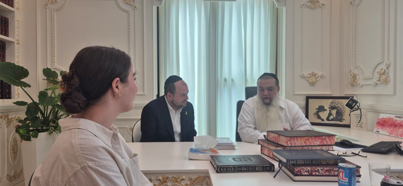 אגם ברגר אצל הגאון הרב יגאל כהן