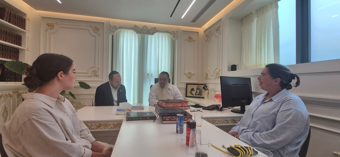 אגם ברגר אצל הגאון הרב יגאל כהן