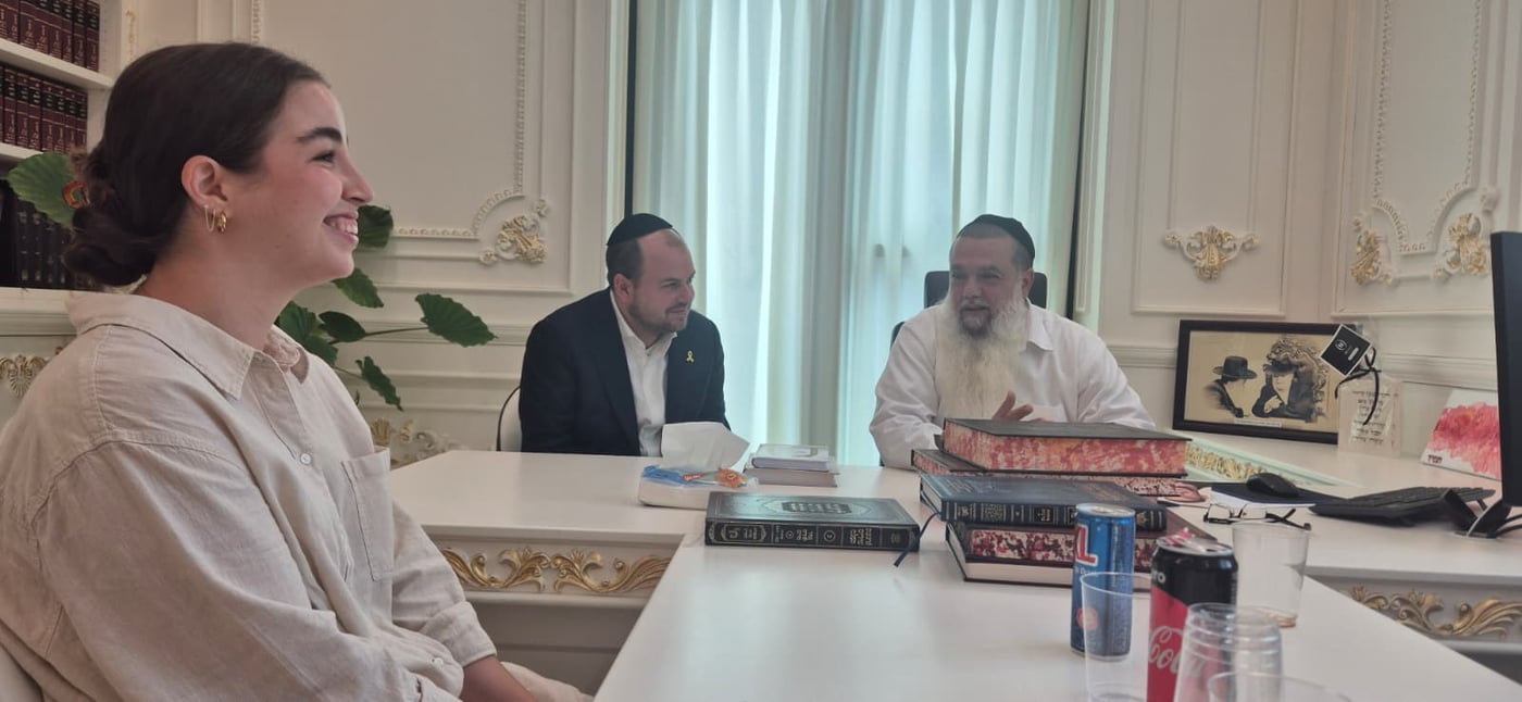 אגם ברגר אצל הגאון הרב יגאל כהן