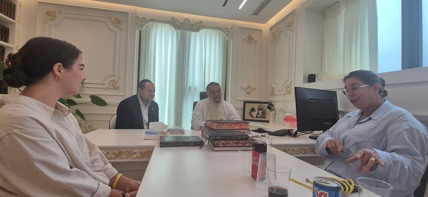 אגם ברגר אצל הגאון הרב יגאל כהן