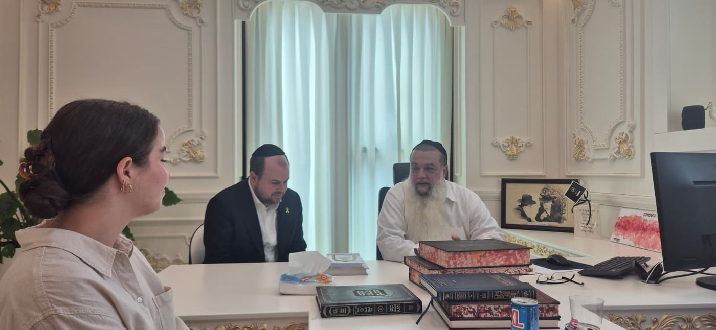 אגם ברגר אצל הגאון הרב יגאל כהן
