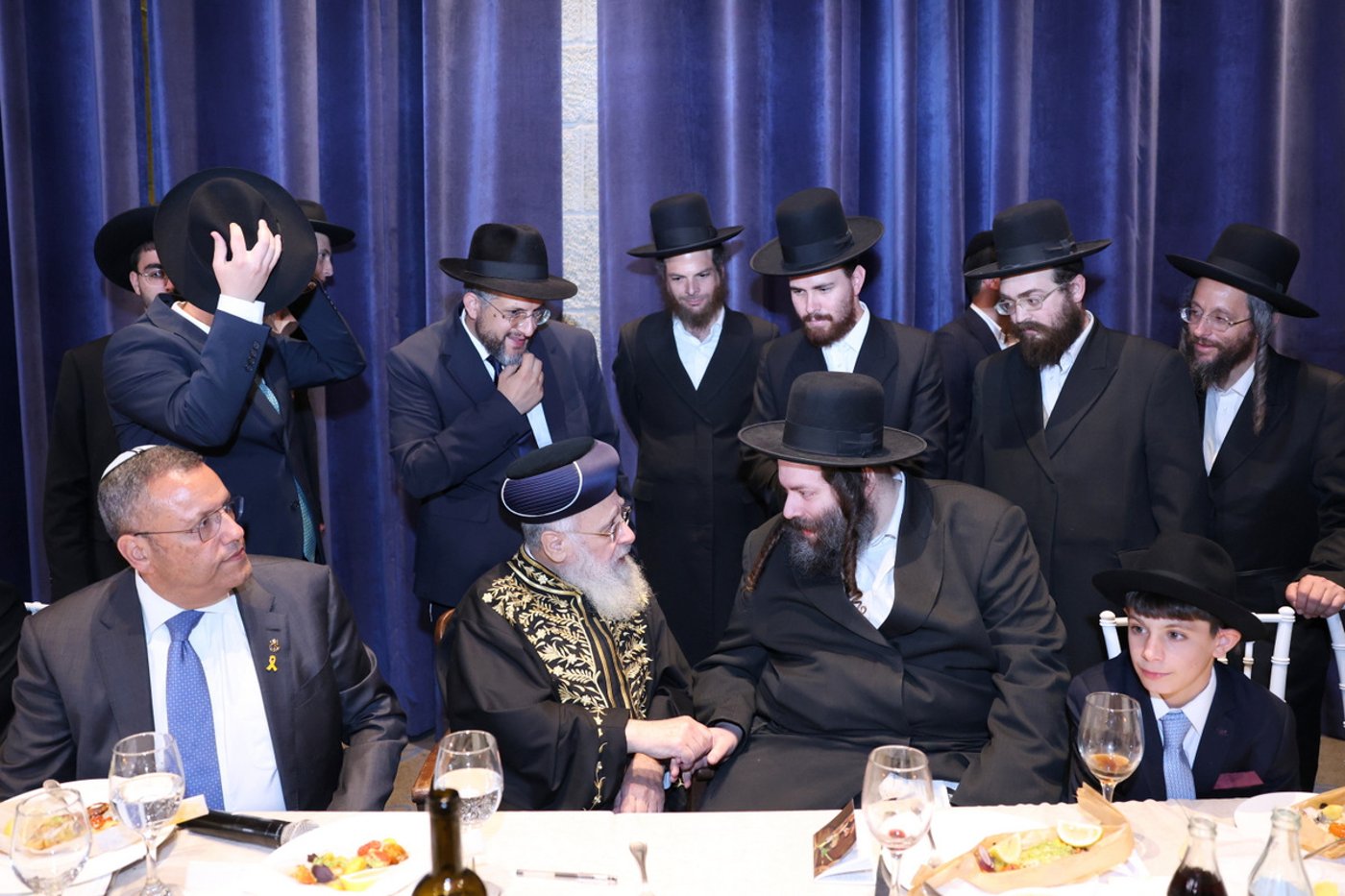 שמחת בר המצווה לנכד הראשל"צ הגר"י יוסף