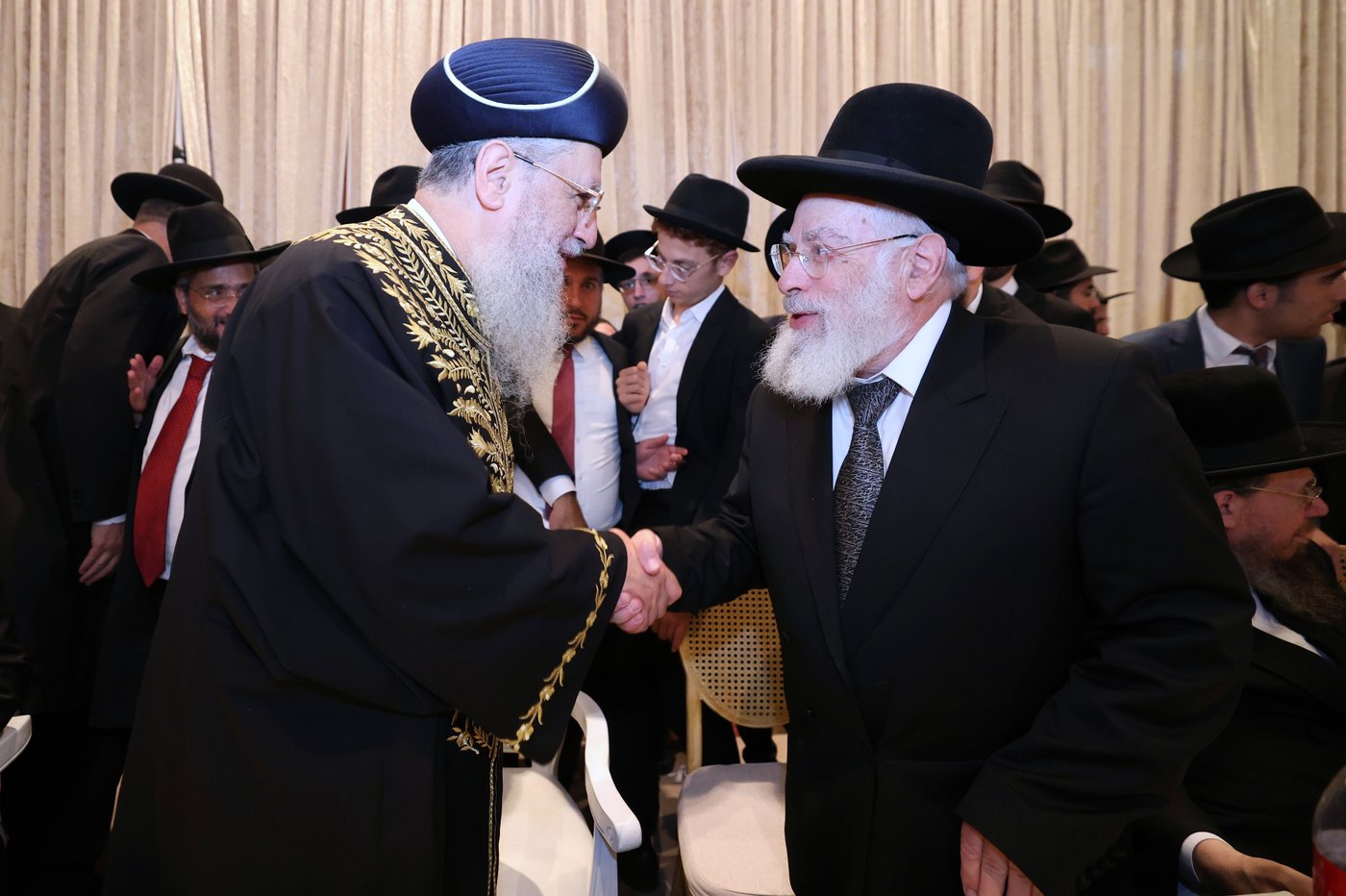 שמחת נישואי נכדת הראשל"צ הגאון רבי דוד יוסף