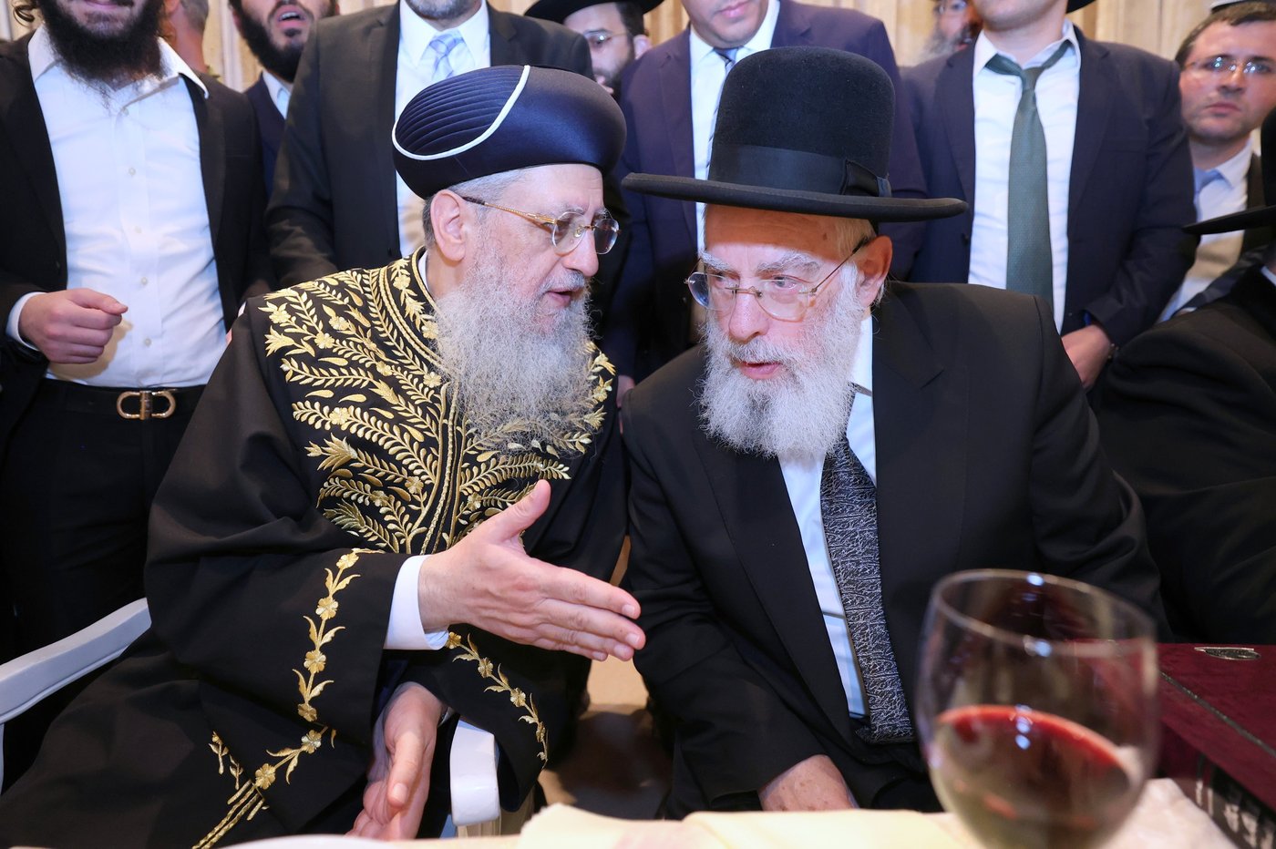 שמחת נישואי נכדת הראשל"צ הגאון רבי דוד יוסף