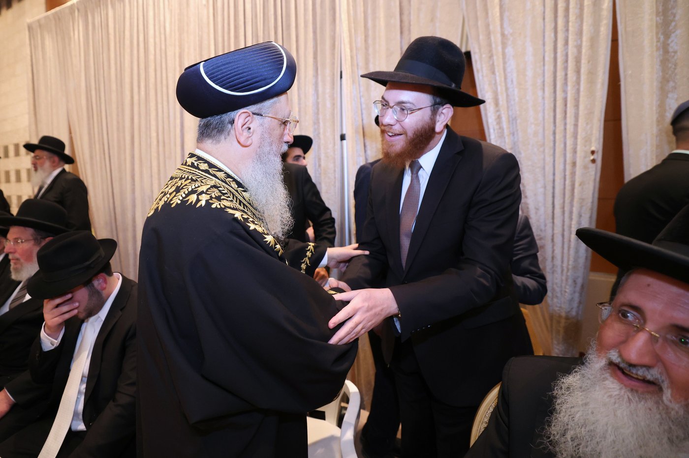 שמחת נישואי נכדת הראשל"צ הגאון רבי דוד יוסף