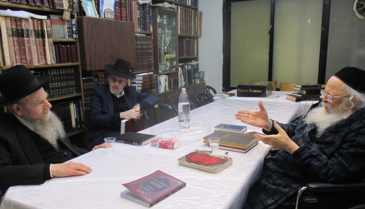 ביקור חולים אצל ה'שושנת יעקב' הגאון רבי יעקב הלוי גרנדש