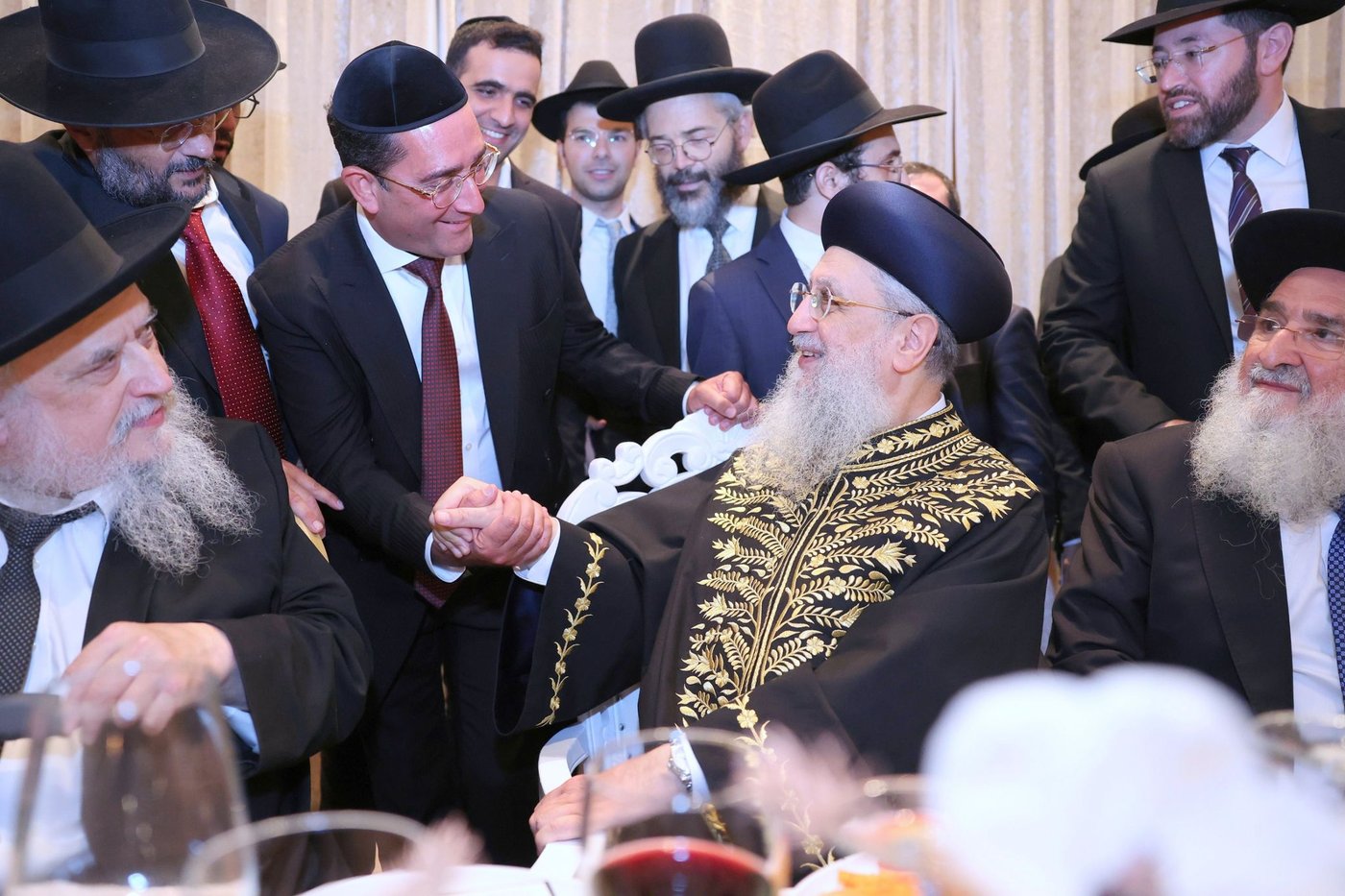 שמחת נישואי נכדת הראשל"צ הגאון רבי דוד יוסף