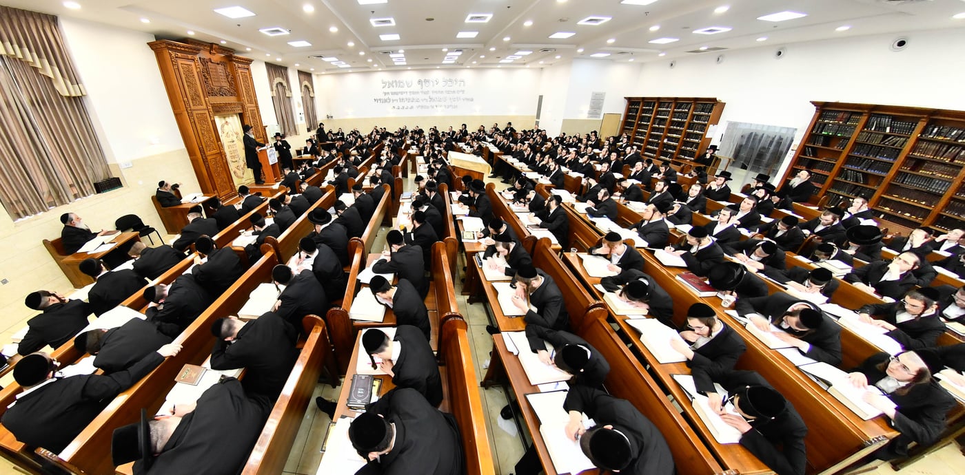 הגאון רבי דוד כהן בשיחת חיזוק בישיבת באבוב