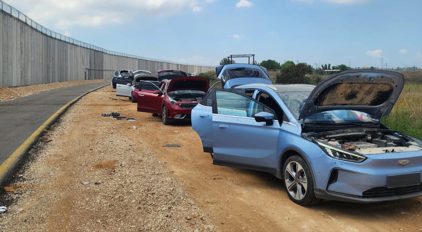 הרכבים הגנובים שהוחזרו