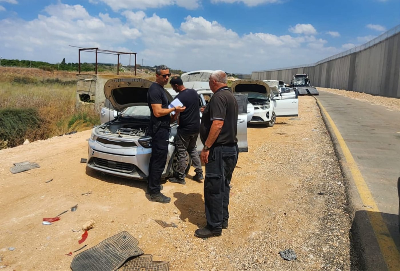 הרכבים הגנובים שהוחזרו