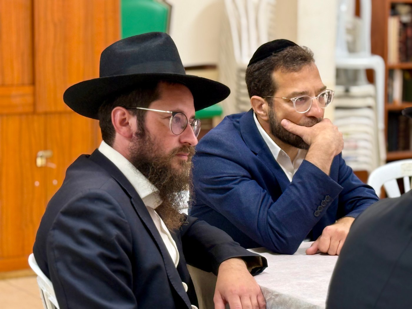 הגר"ק בר בביקור בישיבת 'תומכי תמימים ליובאוויטש' בקריות
