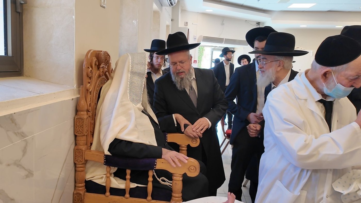 ברית לניני הגאון רבי יעקב הלל ולהגאון רבי יהושע ברכץ