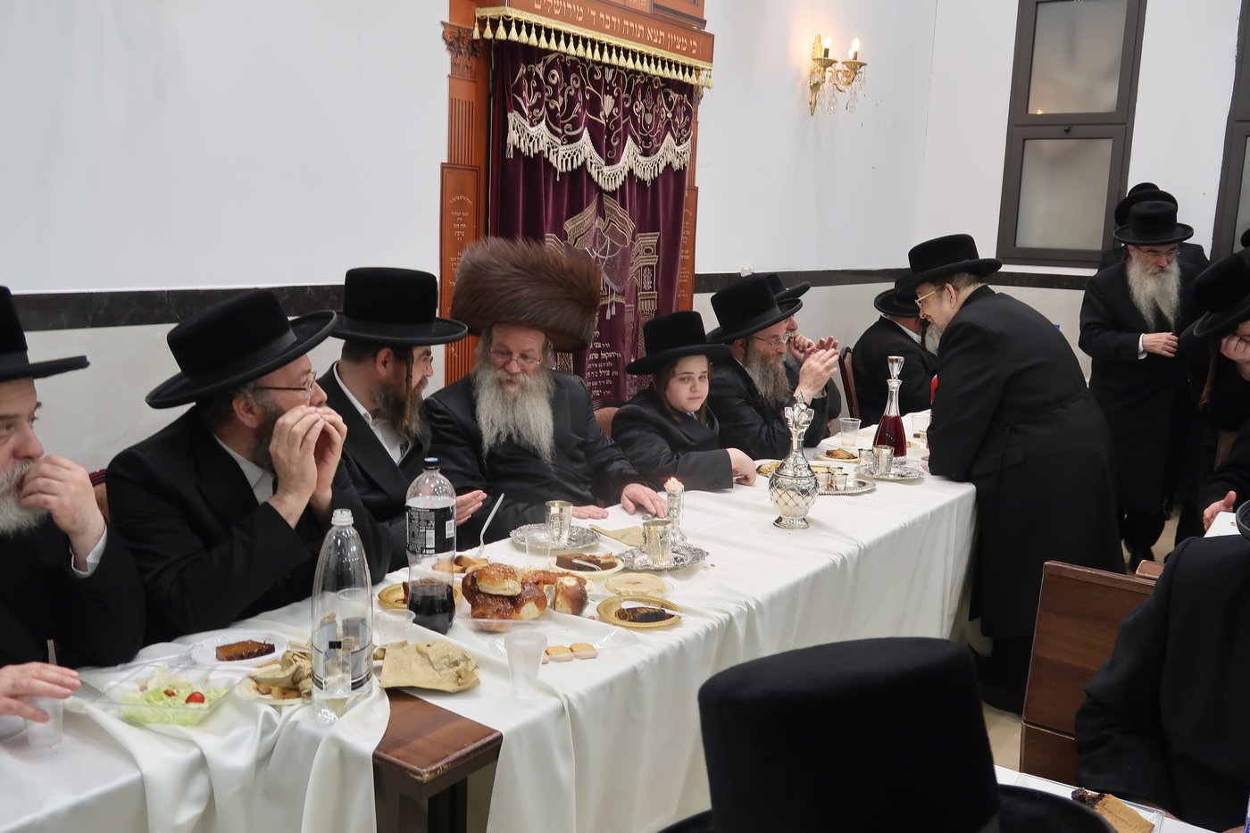 שמחת בר מצוה לבן זקוניו של האדמו"ר מלעלוב בראנוביץ