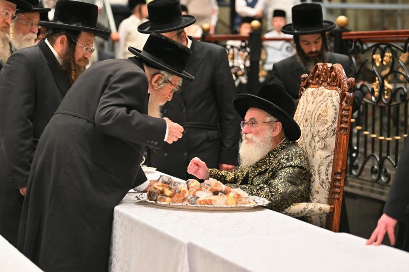 מעמד קבלת פנים להאדמו"ר מויזניץ