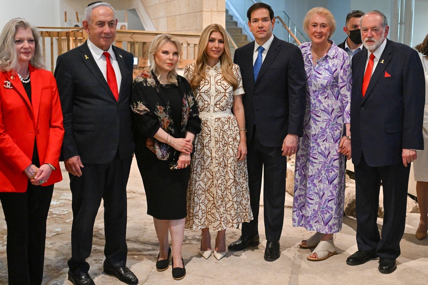 "הנותן תשועה למלכים" לדונלד ג'יי טראמפ: כך נראה ביקורו של רוביו במקום הקדוש