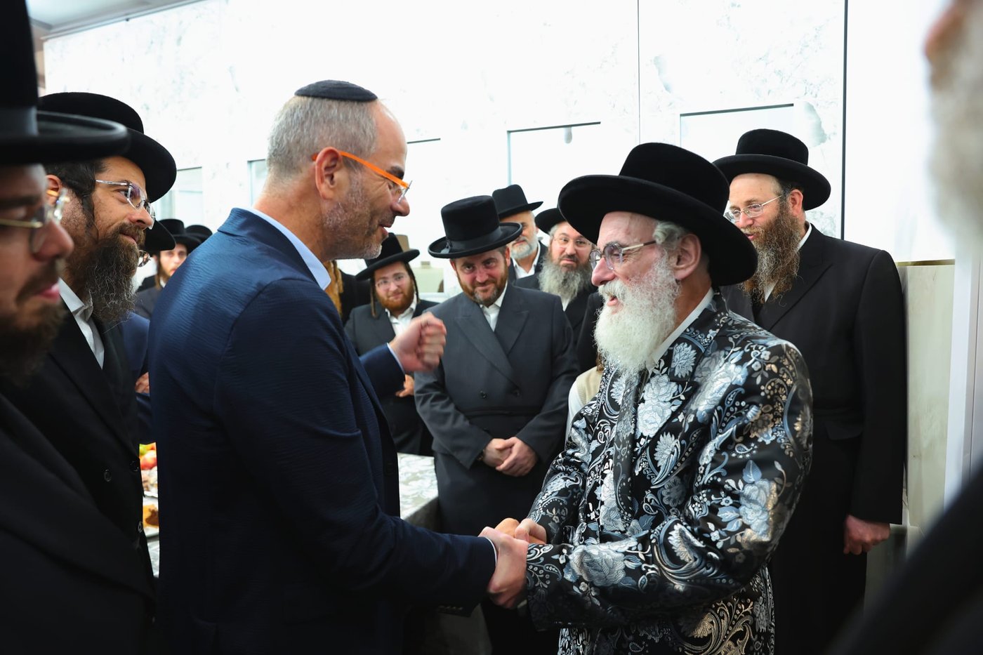 ראשי ארגון איחוד הצלה בביקור מרגש במעונו של האדמו"ר הקוה"ט מויזניץ 