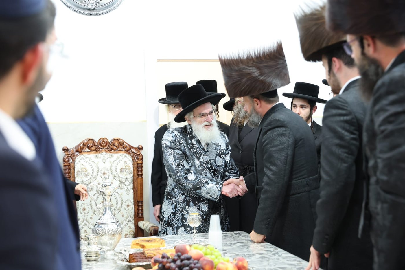 ראשי ארגון איחוד הצלה בביקור מרגש במעונו של האדמו"ר הקוה"ט מויזניץ 