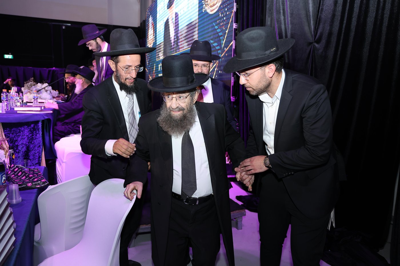 מעמד הכתרת הגר"י משדי לרב קהילת "היכל השם" פרדס כץ