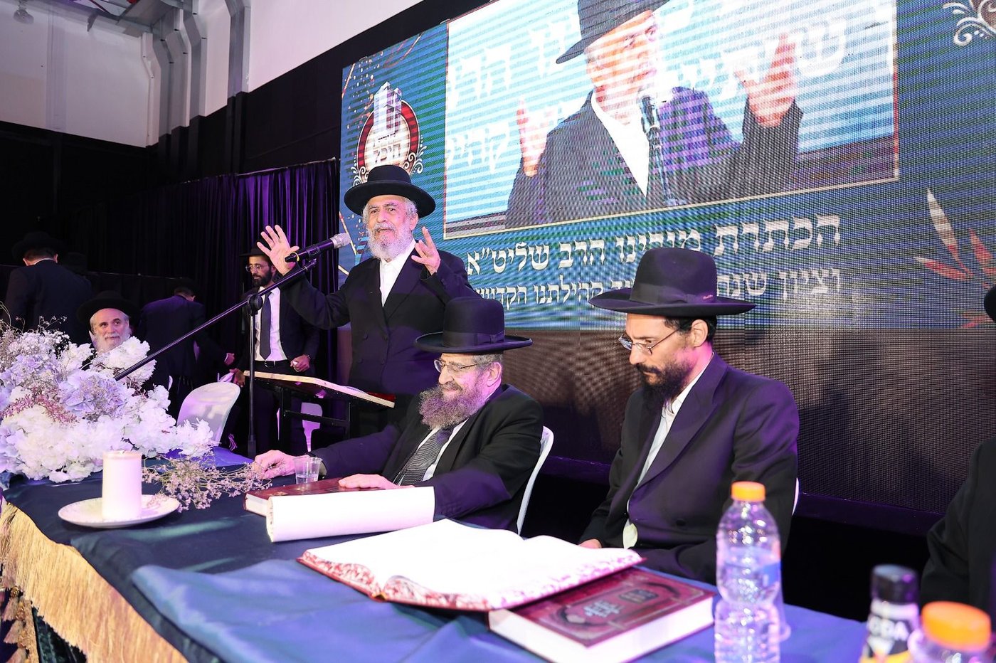 מעמד הכתרת הגר"י משדי לרב קהילת "היכל השם" פרדס כץ