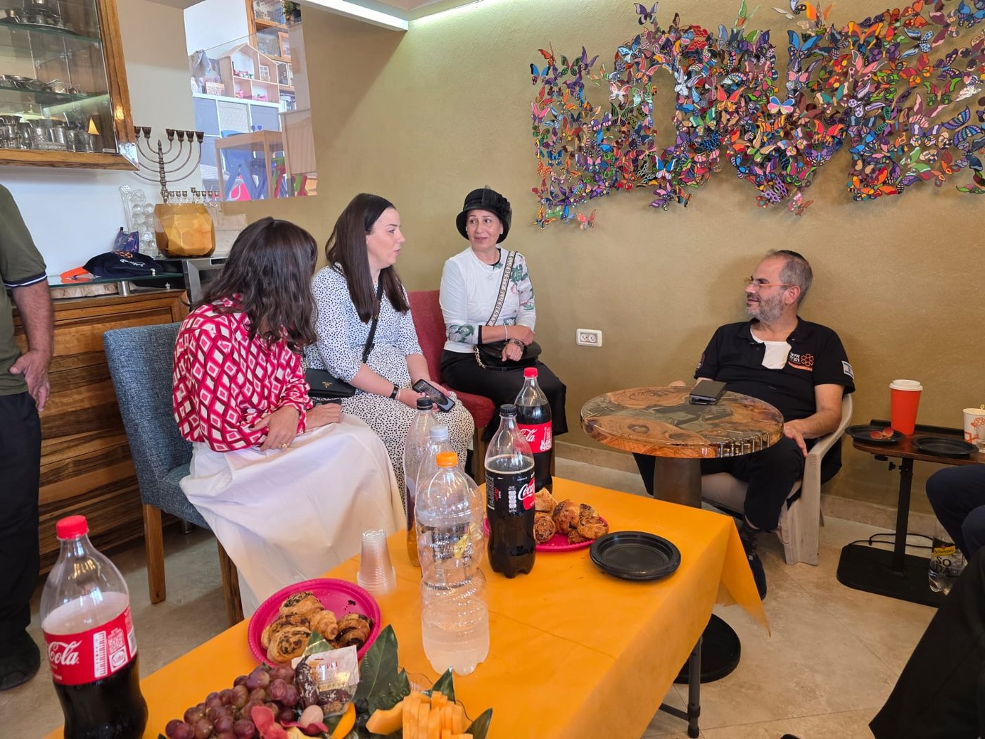 ניחום אבלים אצל נשיא איחוד הצלה אלי ביר