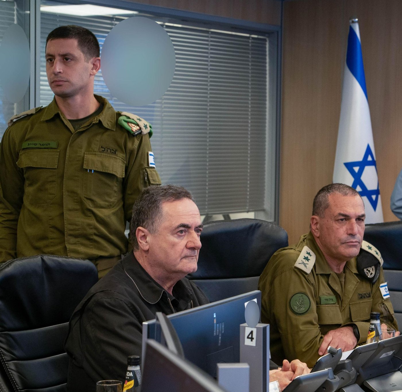 כ"ץ בזמן התקיפה
