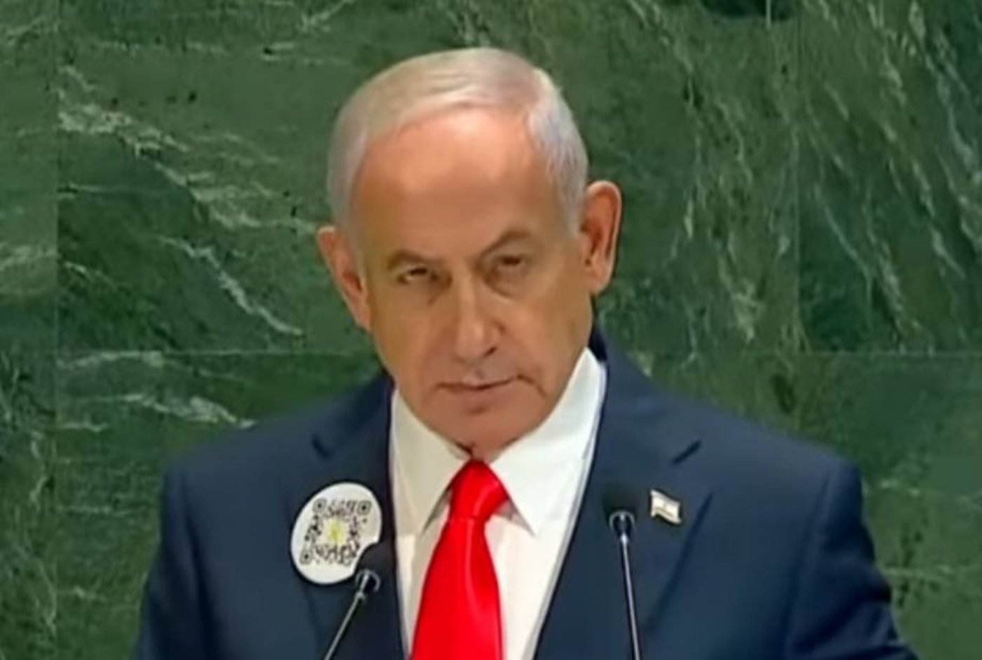 פנייה לחטופים בעברית, לעג על ההכרה ב'פלסטין' ושלום עם סוריה ולבנון | כל העדכונים מנאום נתניהו