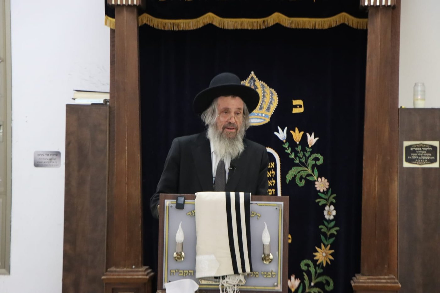הגאון רבי דוד כהן בשיחה בישיבת 'תורה בתפארתה'