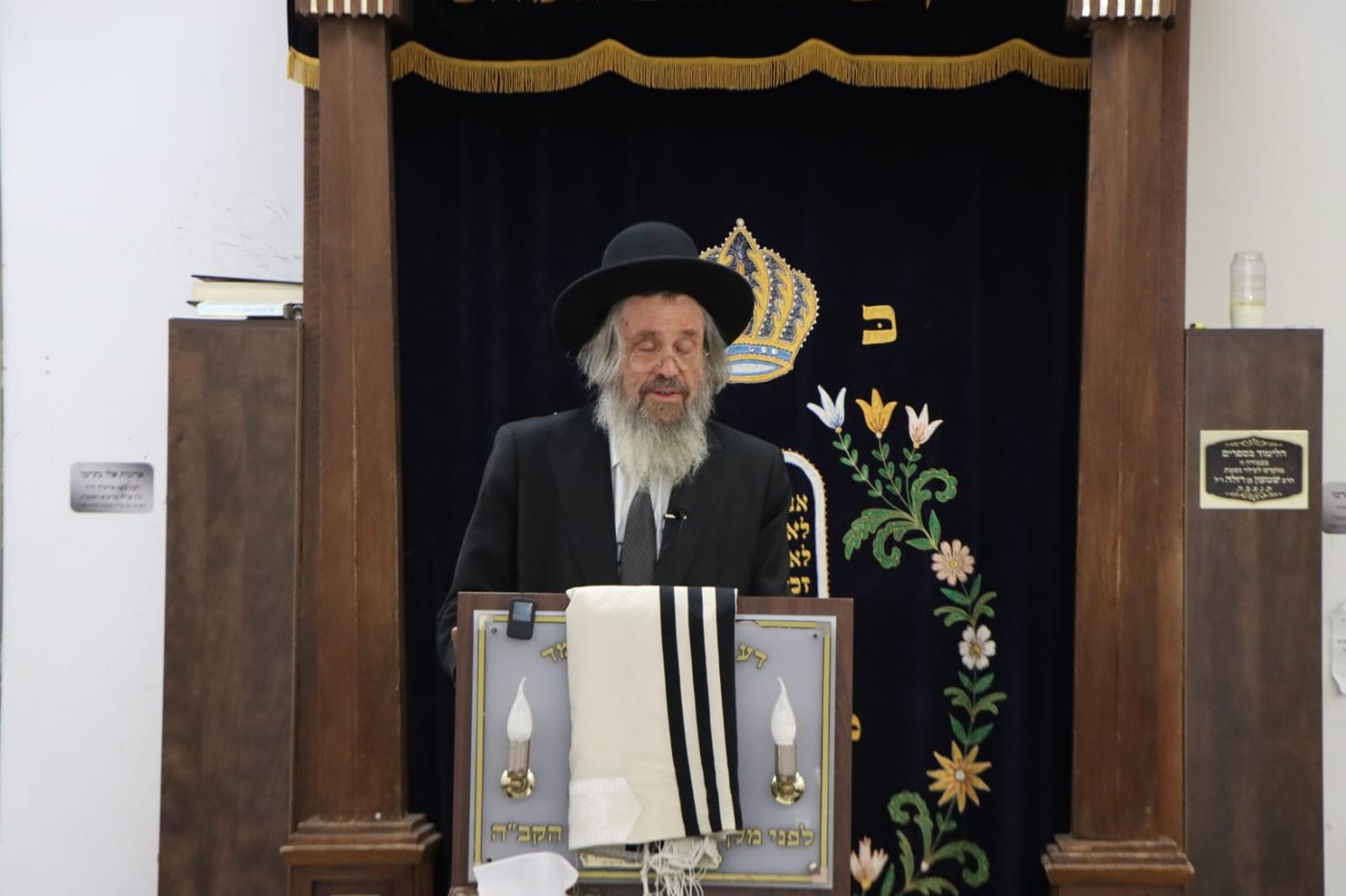 הגאון רבי דוד כהן בשיחה בישיבת 'תורה בתפארתה'