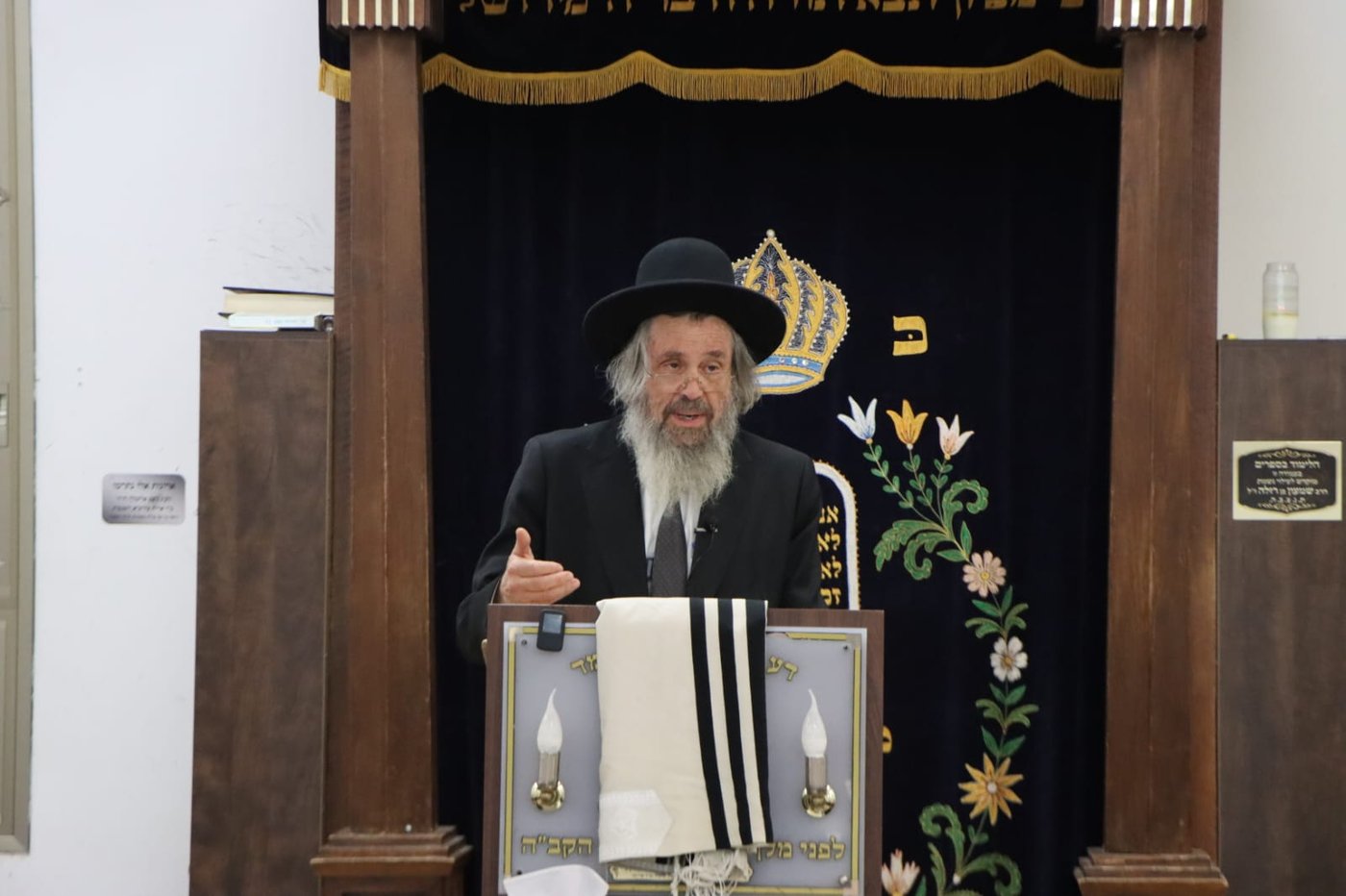 הגאון רבי דוד כהן בשיחה בישיבת 'תורה בתפארתה'