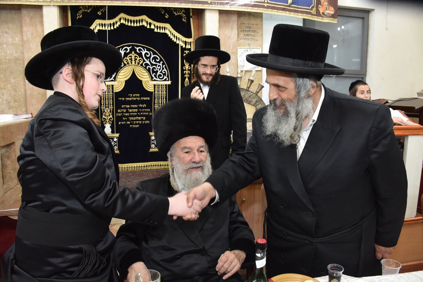 שמחת בר המצווה לנכד האדמו"ר מאשלג