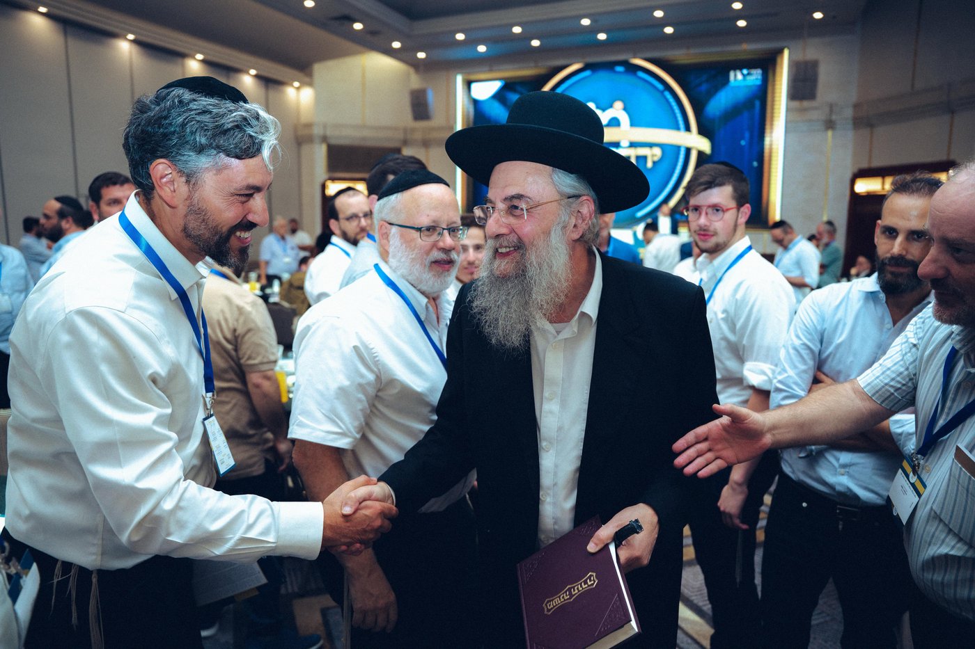 הגר"ד לייבל לאחר סיום המשא המרכזי