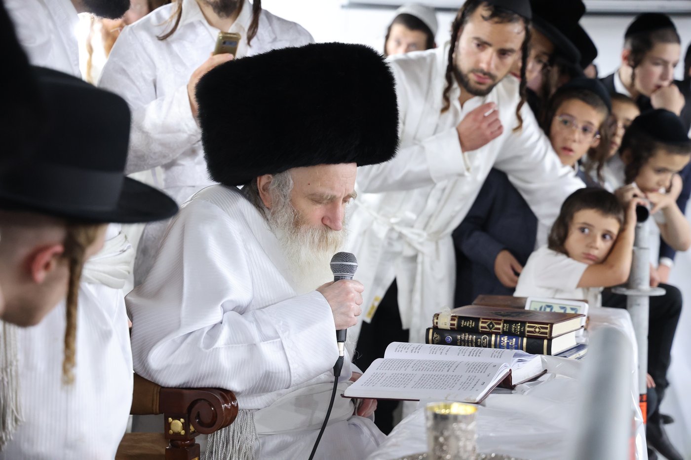 מוצאי ראש השנה אצל הגרי"מ מורגנשטרן