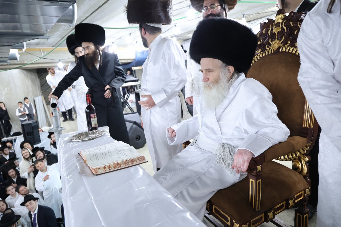 מוצאי ראש השנה אצל הגרי"מ מורגנשטרן