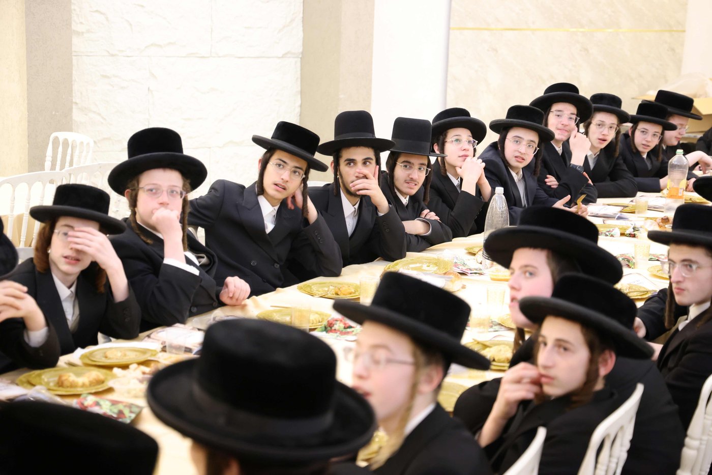סיום מסכת גיטין בישיבת סאטמר ירושלים