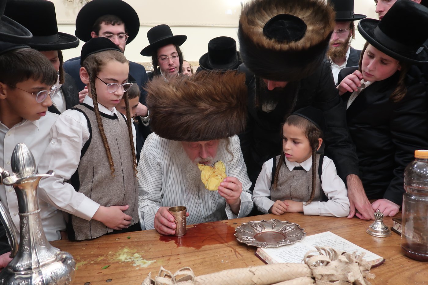 הרבי המשפיע ממבקשי אמונה בשבת בברכפלד